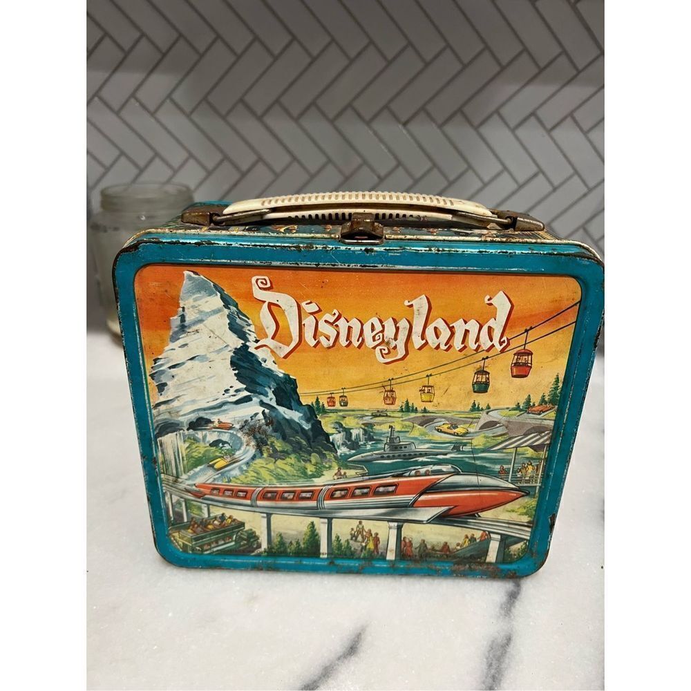 Disneyland - Monorail/Submarine - vintage metal lunchbox (RARE)